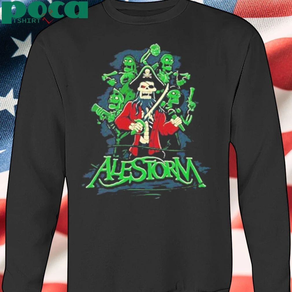 Alestorm Killed to Death By Piracy Thunderfisting America 2025 Tour Shirt