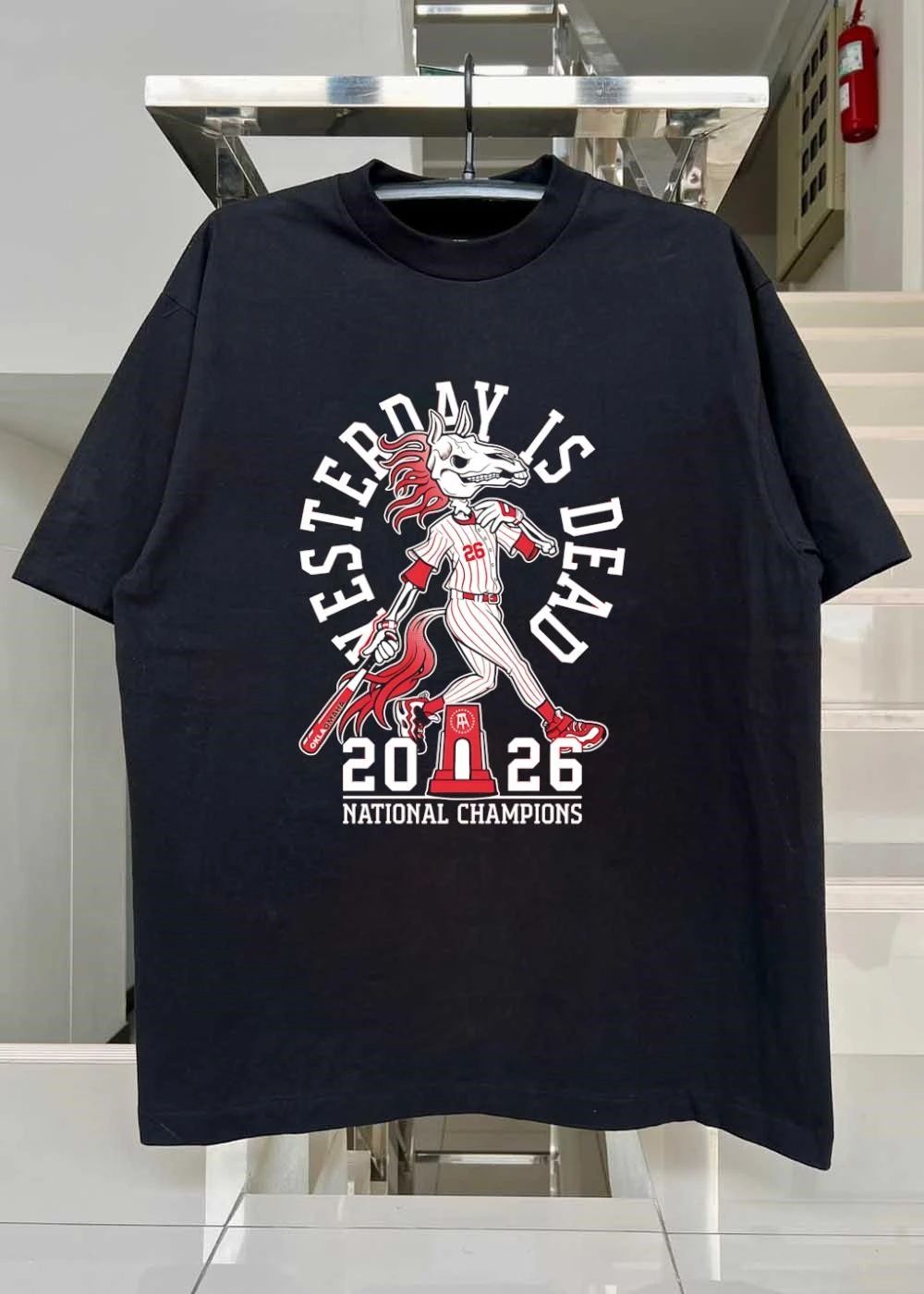 Barstool Sports Yesterday Is Dead 2026 Oklahoma National Champions shirt