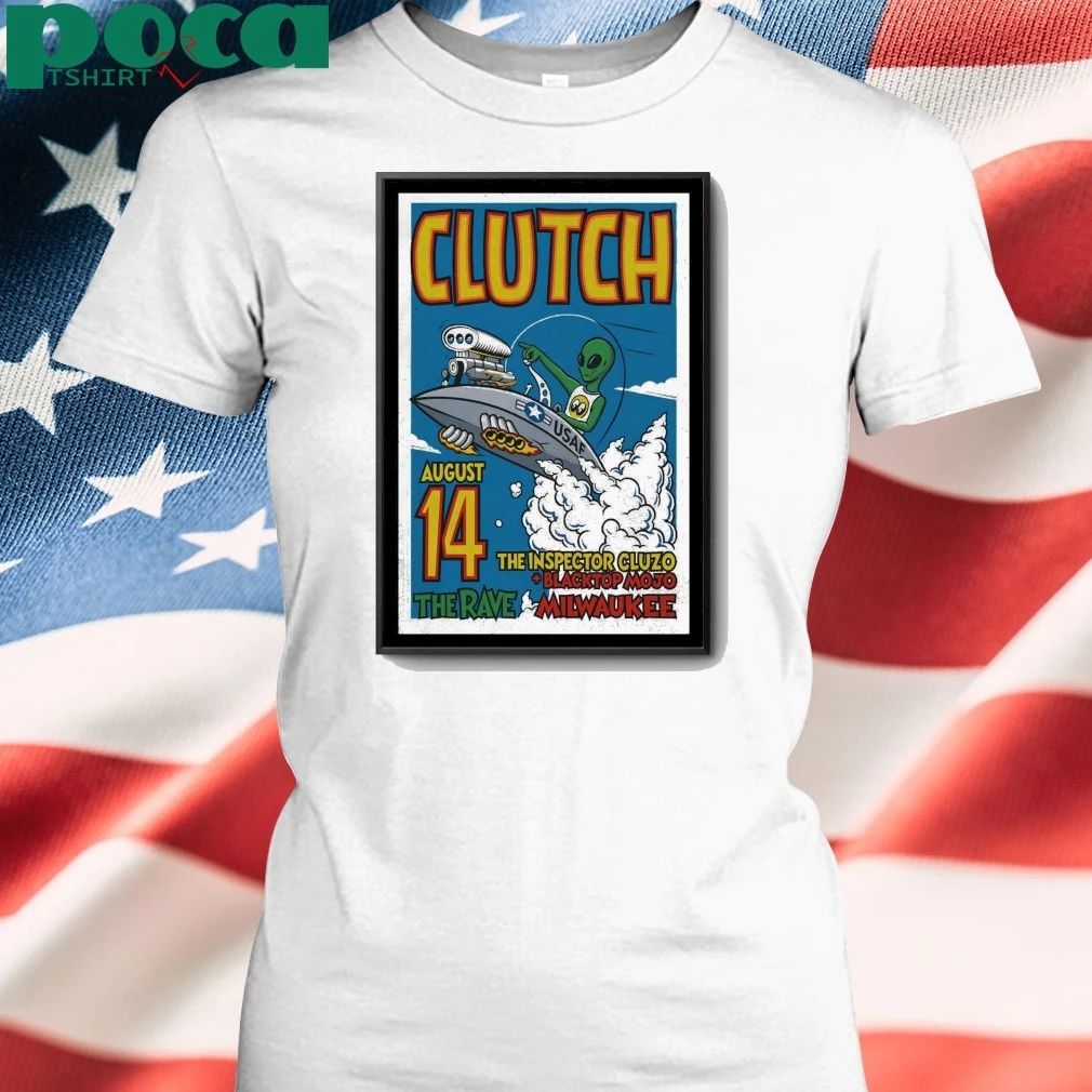 Clutch Tour Milwaukee, WI Aug 14 2025 Poster shirt
