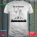 Original He is Risen Easter Jesus Playing Basketball Shirt