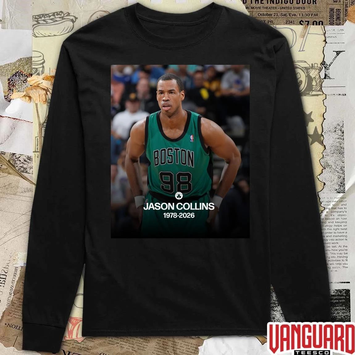RIP Jason Collins 1978 – 2026 Boston Celtics Poster t-shirt