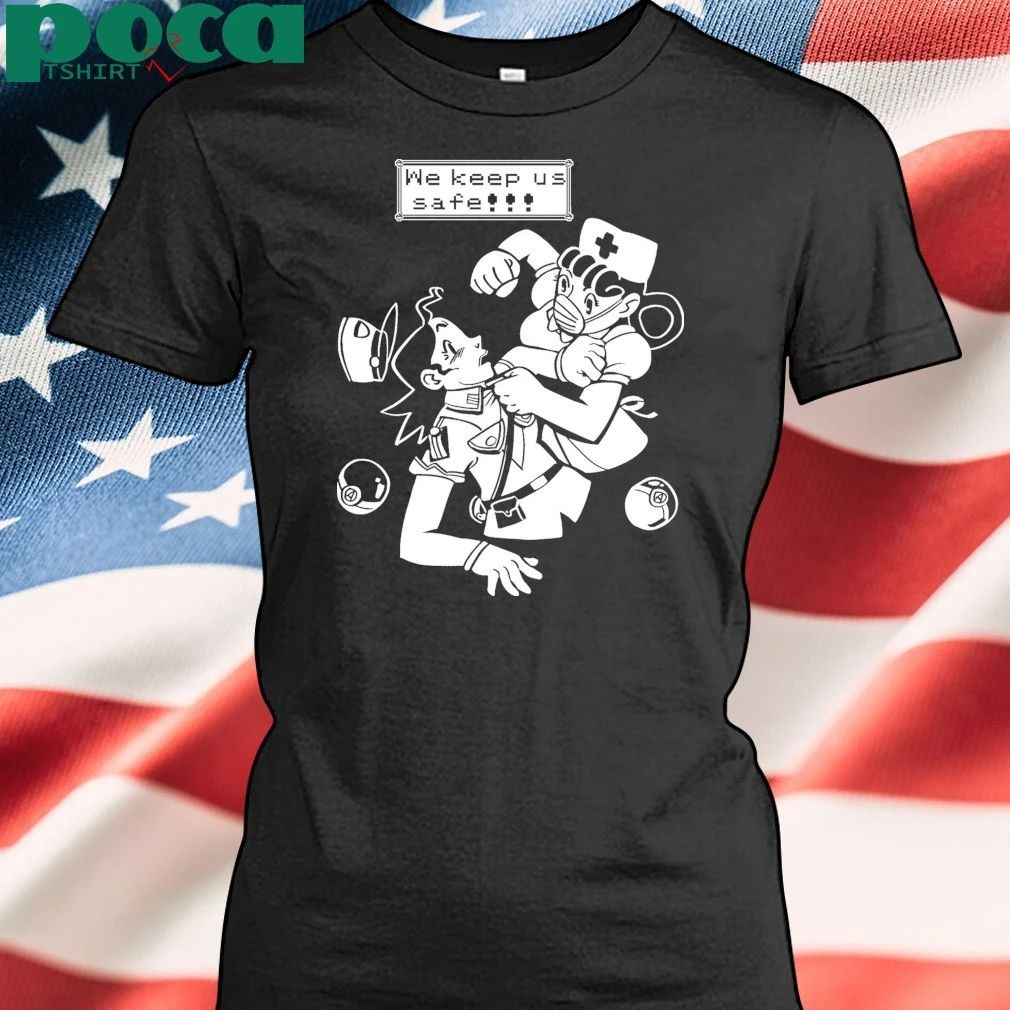 Joy V Jenny We keep us safe T-shirt