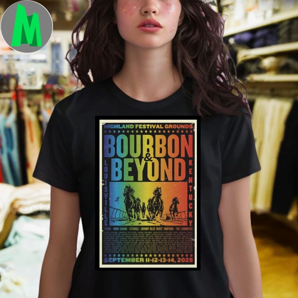Highland Festival Grounds Bourbon & Beyond Louisville, Kentucky Sep 11-14 2025 Poster Shirt
