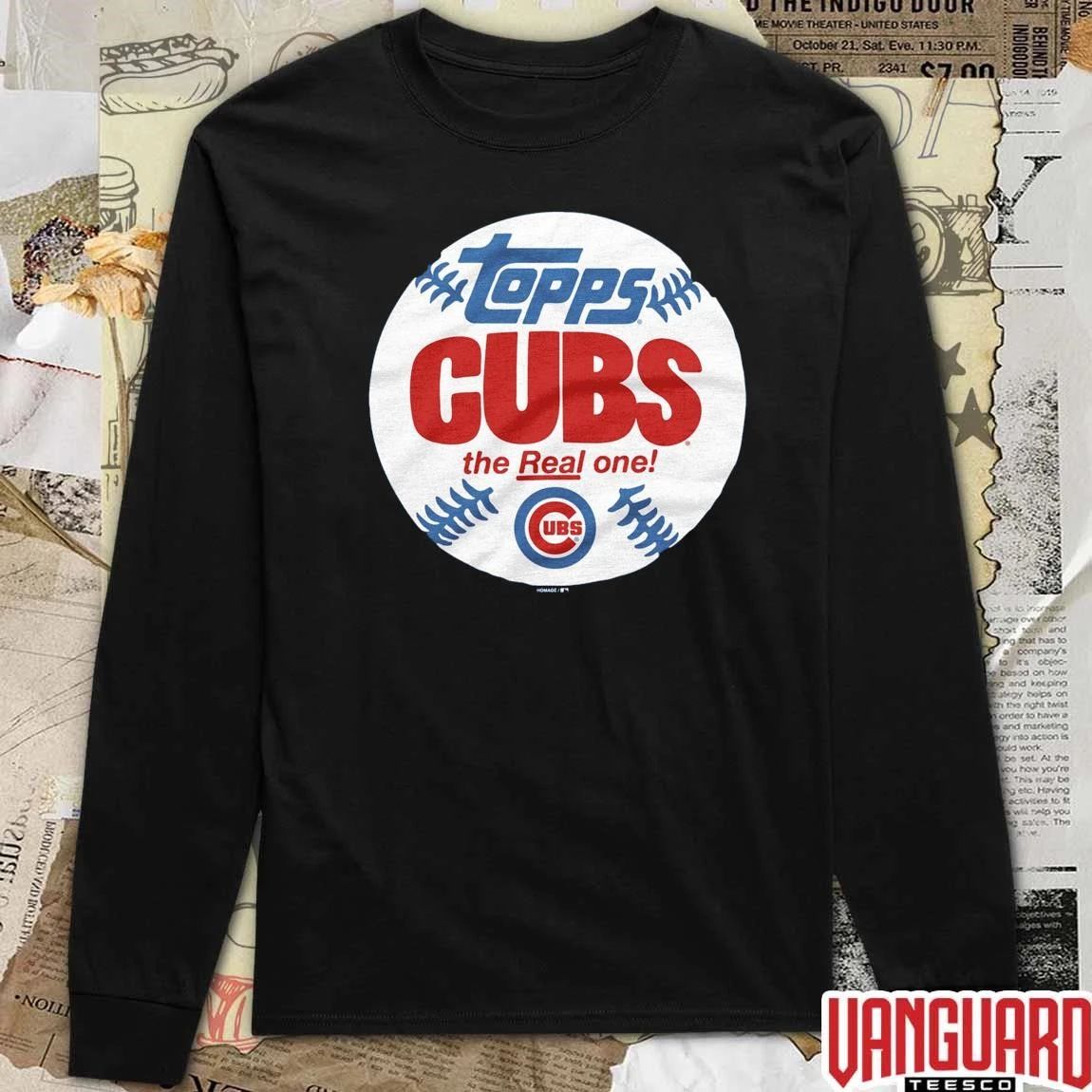 Chicago Cubs MLB 2026 x Topps Baseball The Real One t-shirt