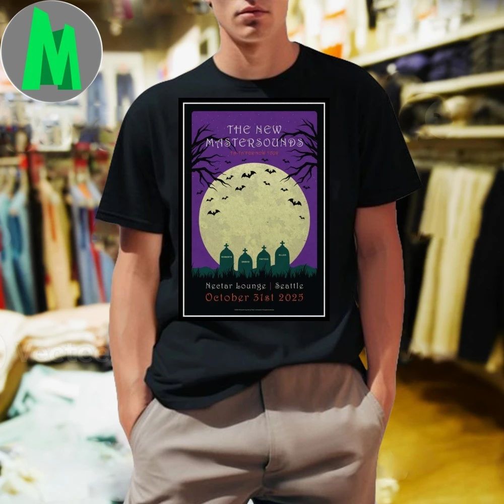 The New Mastersounds October 31 2025 Seattle, Washington Poster Shirt