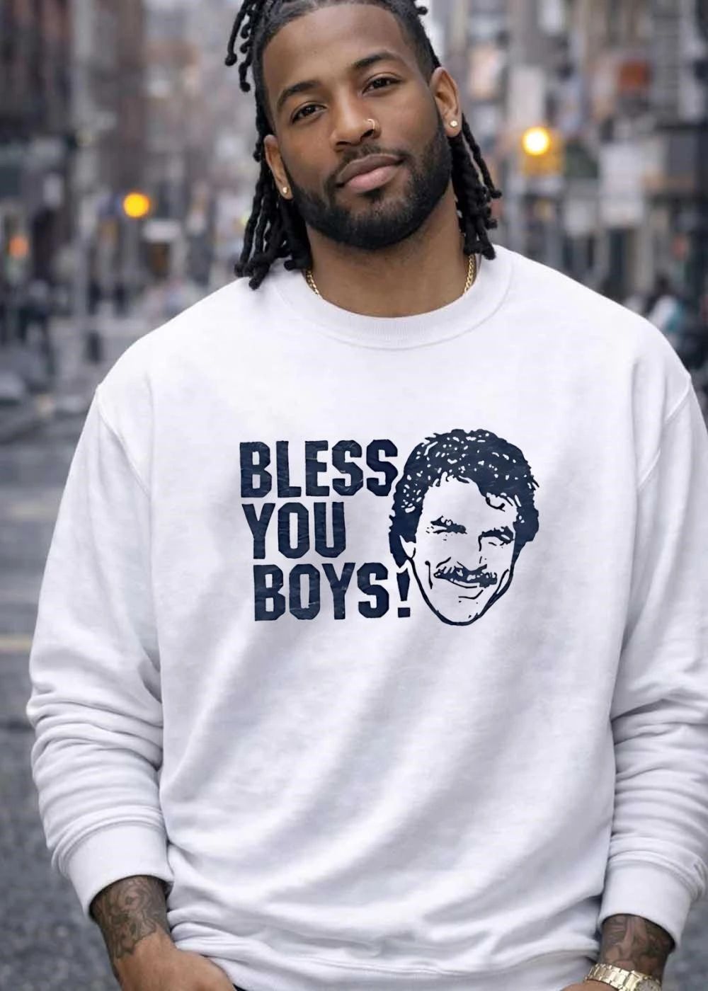 Tom Selleck Bless You Boys Detroit Tigers T-Shirt