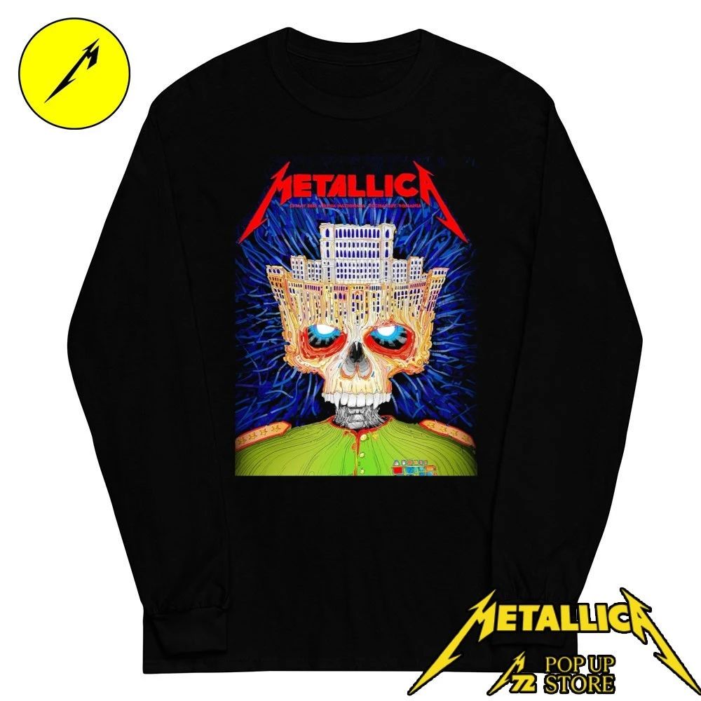 Metallica M72 Bucharest Limited Edition Poster Art By Matei Apostolescu At Arena Nationala In Bucharest RO On May 13 2026 Skull Palace Shirt