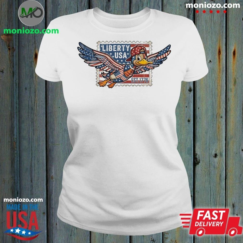 Original Mallard Duck 4th Of July Duck Liberty USA Shirt