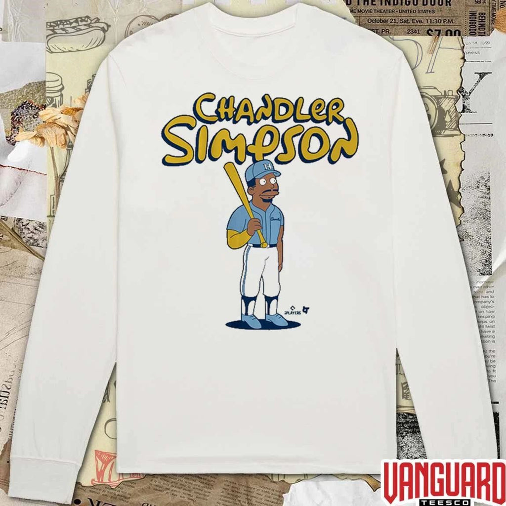 Chandler Simpson At the Bat Tampa Bay Rays MLB t-shirt