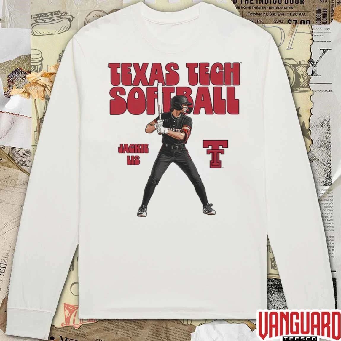 Jackie Lis Texas Tech Red Raiders Softball Illustrated t-shirt