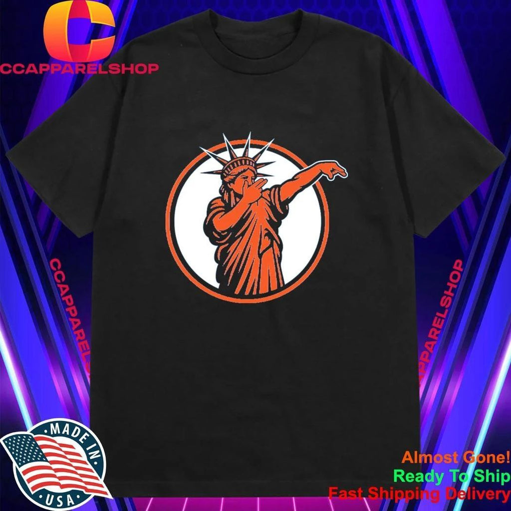 Jalen Brunson Statue of Liberty 3-Point Celebration Parody Shirt