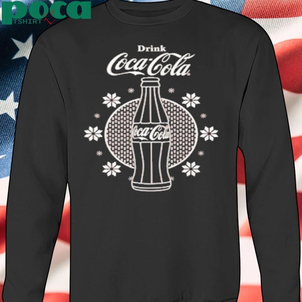 Coca Cola Christmas Snowflakes Bottle shirt