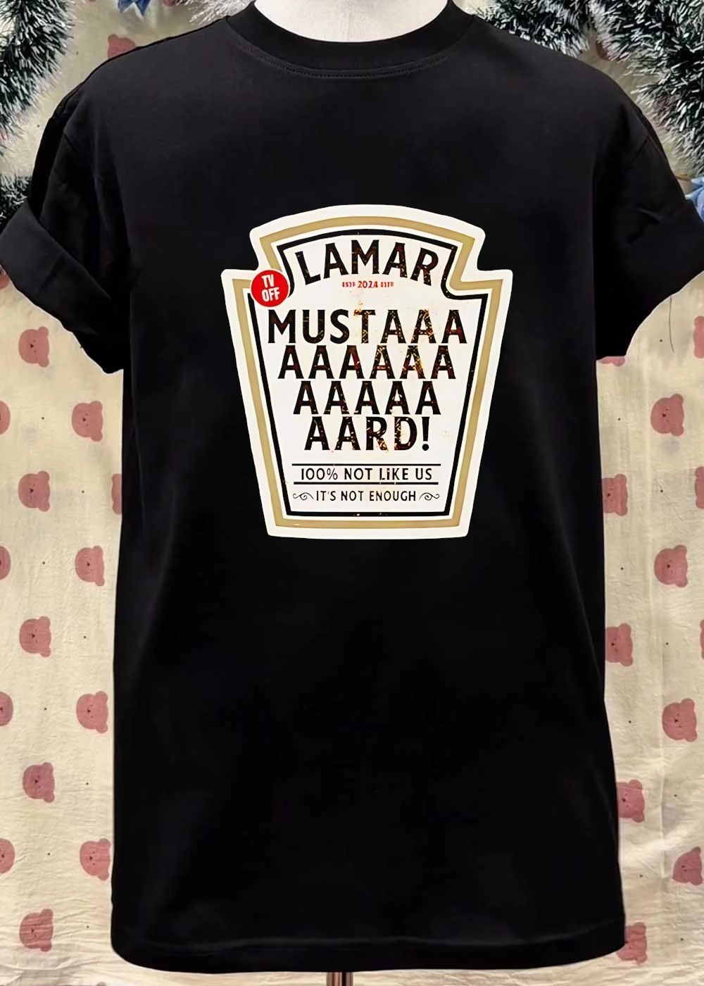Kendrick Lamar Mustard Rapper Meme Inspired Graphic shirt