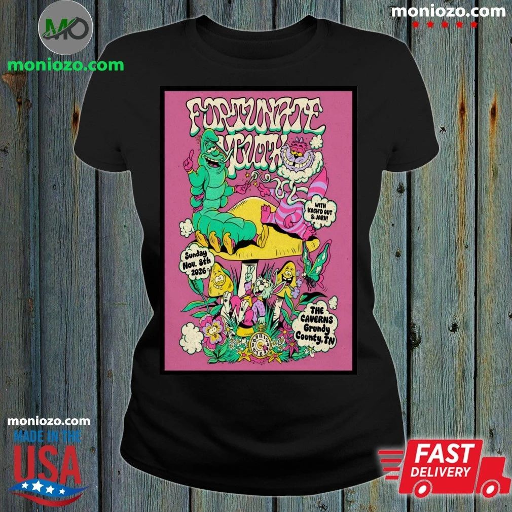 Original Fortunate Youth At The Caverns On Nov 8 2026 Poster Shirt