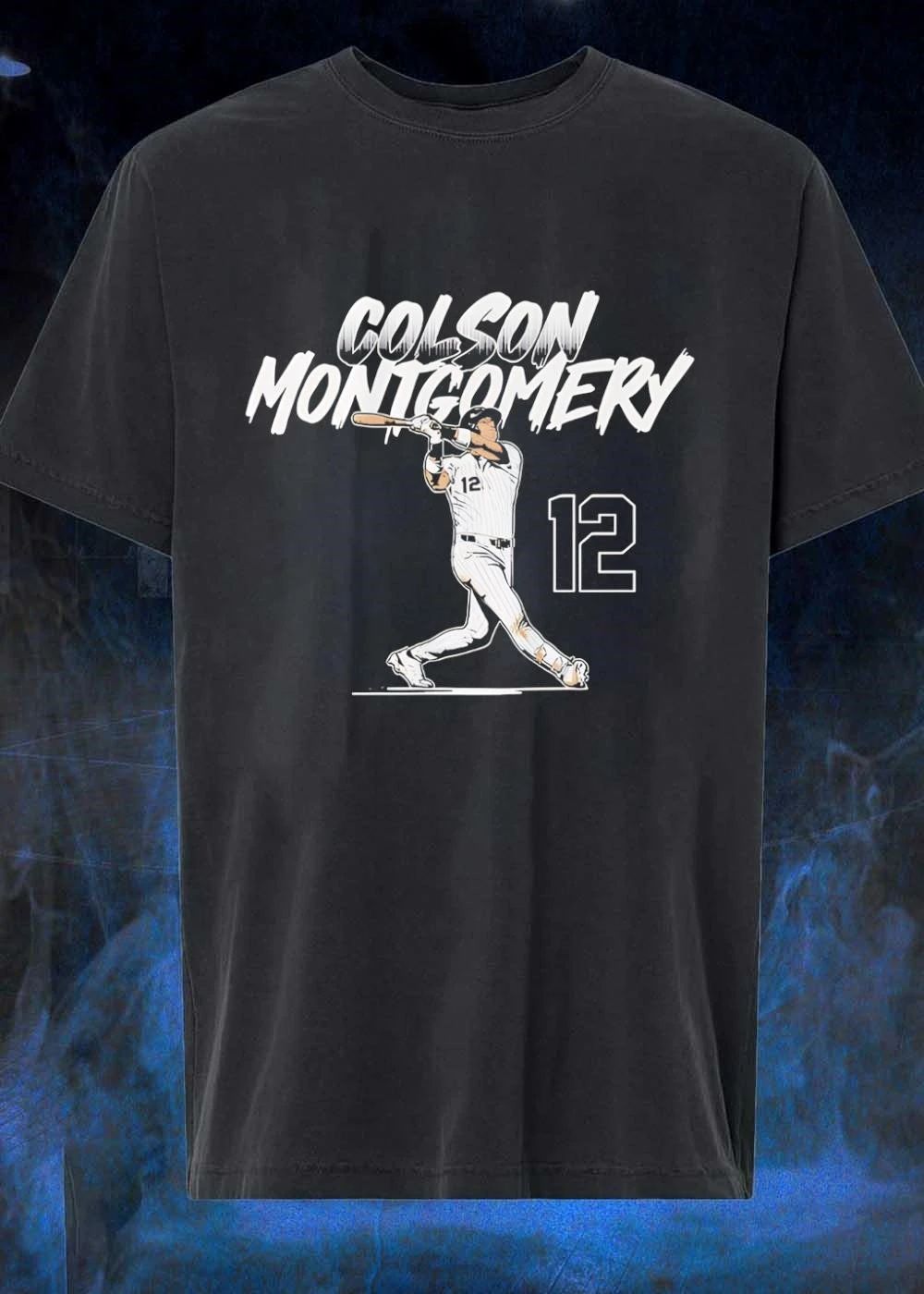 Colson Montgomery MLB Chicago White Sox Player Illustration T-Shirt