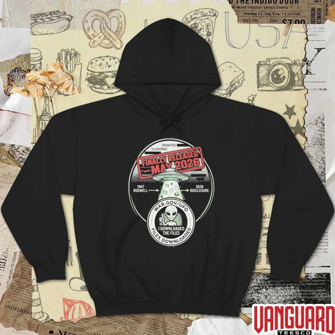 UFO Files Release Finally Released May 2026 Government Disclosure t-shirt