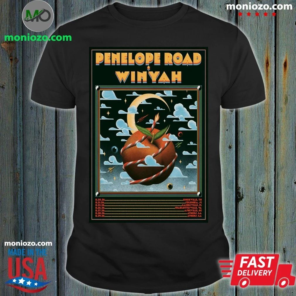 Original Penelope Road And Winyah Co-Headline Tour 2026 Poster Shirt