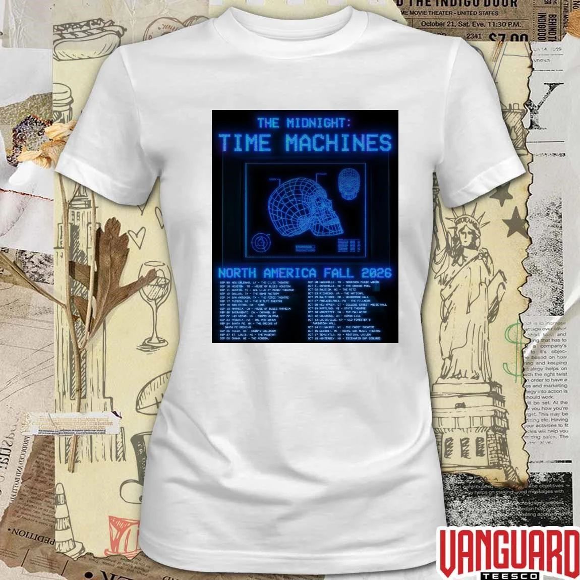 The Midnight Time Machines North America Fall 2026 Poster t-shirt