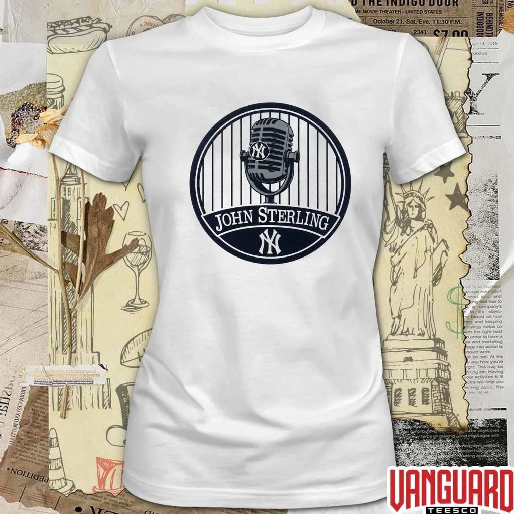 New York Yankees MLB John Sterling 2026 season Logo t-shirt