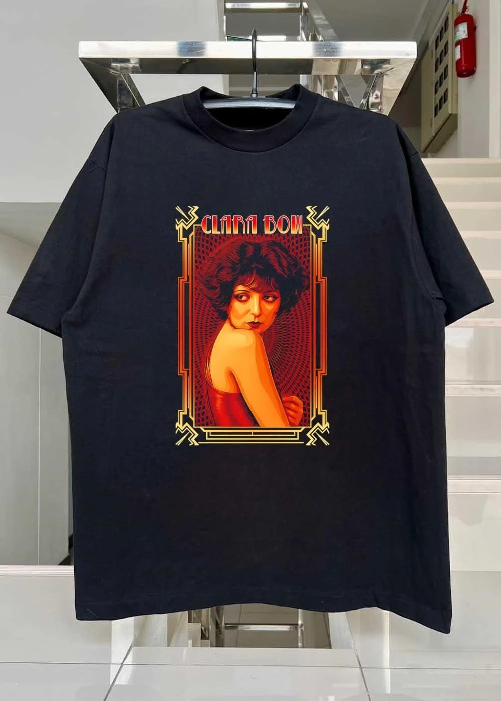 Clara Bow Art Deco Portrait The It Girl T-Shirt