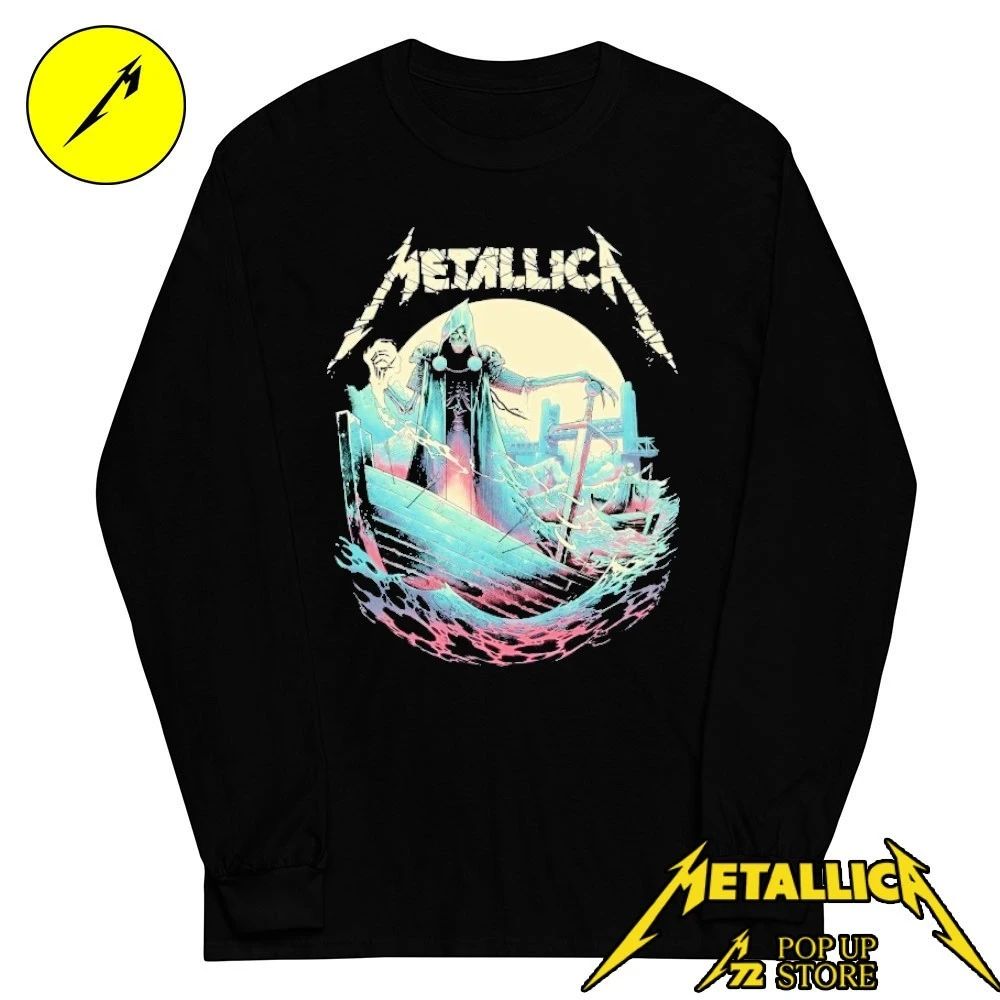 Metallica Pop-up Shop M72 European World Tour 2026 Grim Reaper Shirt