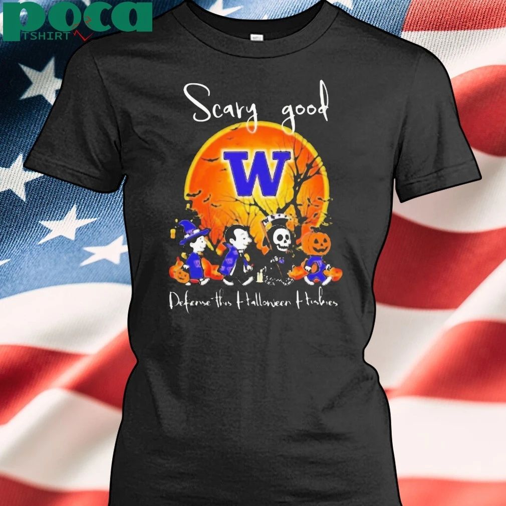 Scary Good Defense This Halloween Washington Huskies Football Shirt