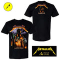 Metallica #M72Frankfurt Pop-Up Shop Special Edition Gothic Skull Streetwear Oversized Tee