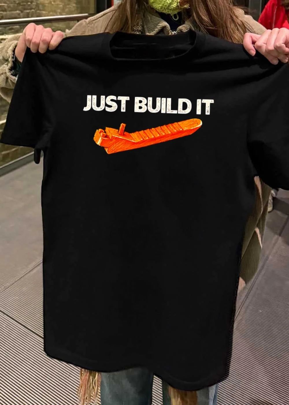Just Build It Lego shirt