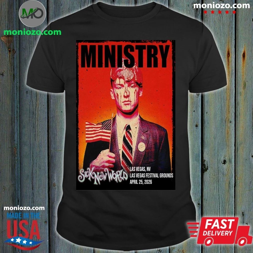 Ministry Concert Las Vegas NV April 25 2026 Poster Shirt – Best Gift for Music Fans