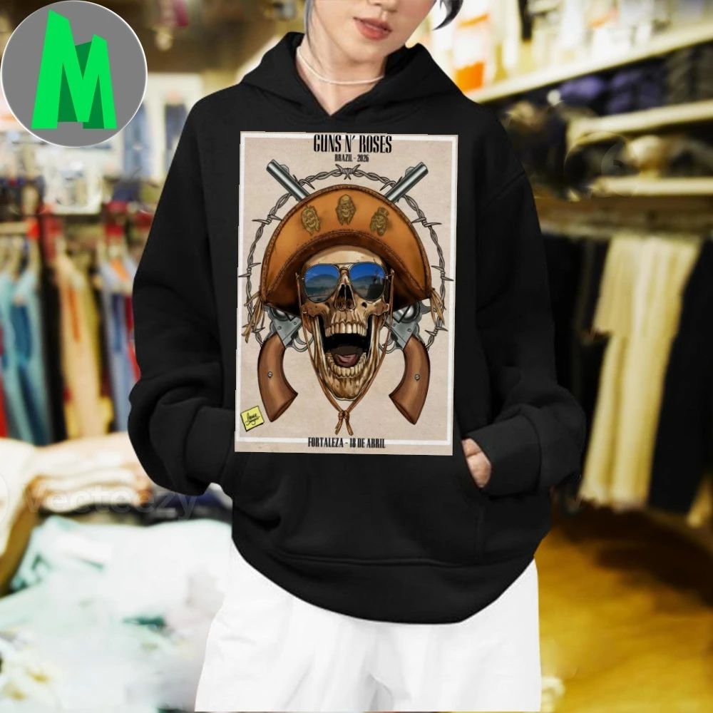 Original Guns N’ Roses April 18 2026 Fortaleza Brazil Poster Shirt