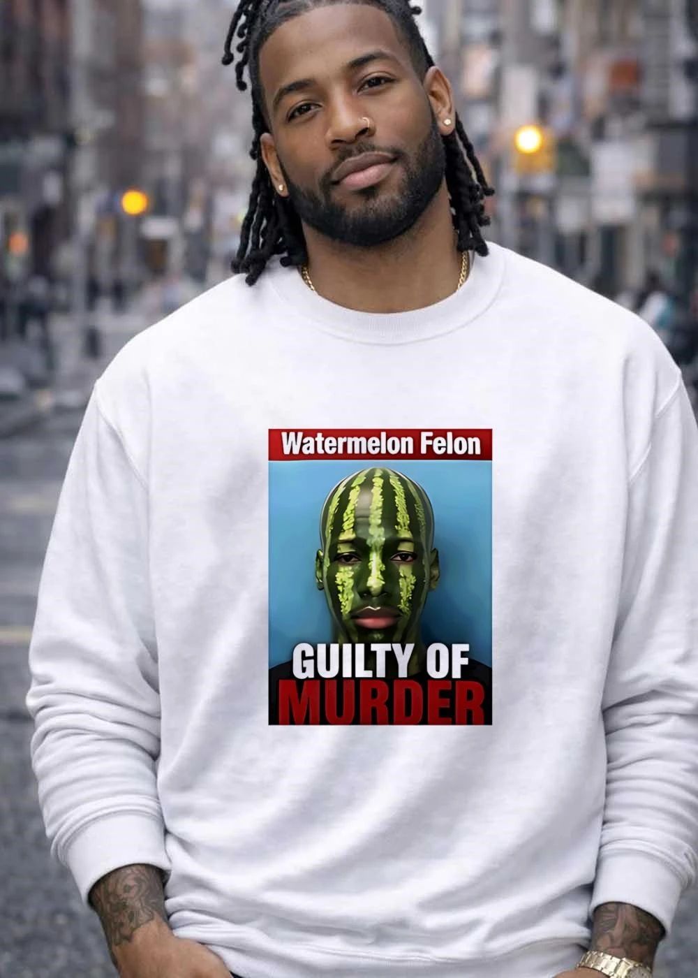 Watermelon Felon Guilty of Murder T-Shirt