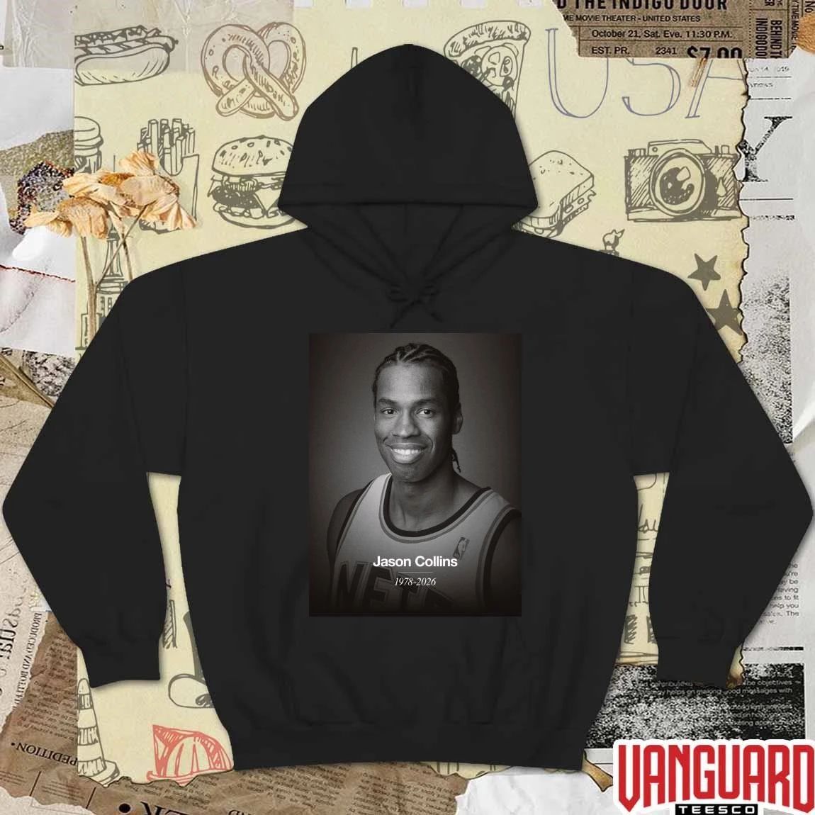 Jason Collins 1978 – 2026 Brooklyn Nets Poster t-shirt