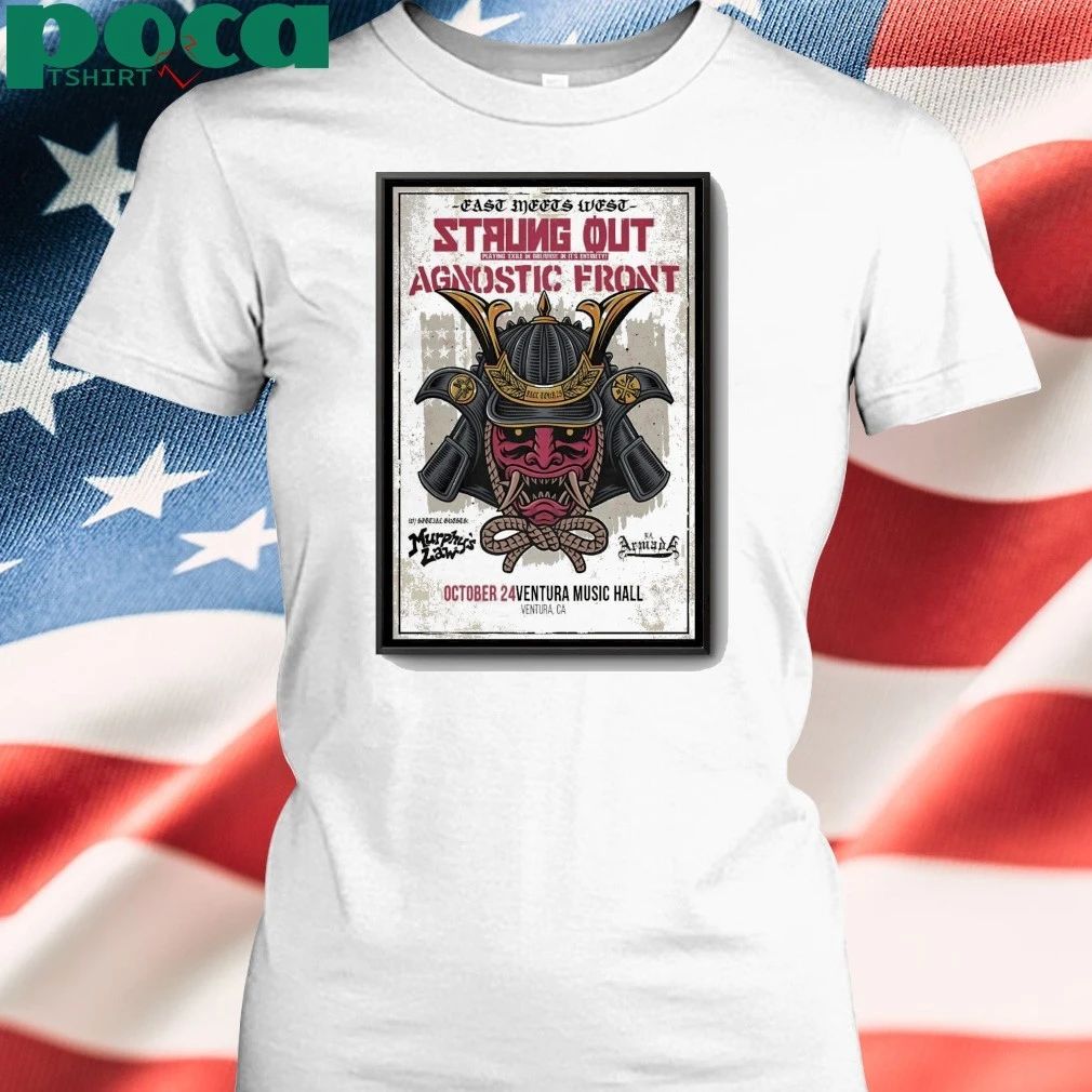 Strung Out October 24 2025 In Ventura CA Poster shirt