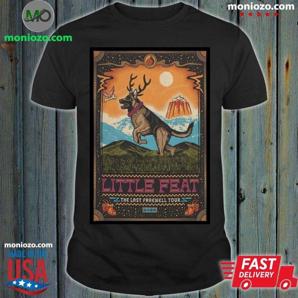 Little Feat The Last Farewell Tour 2026 Poster Shirt