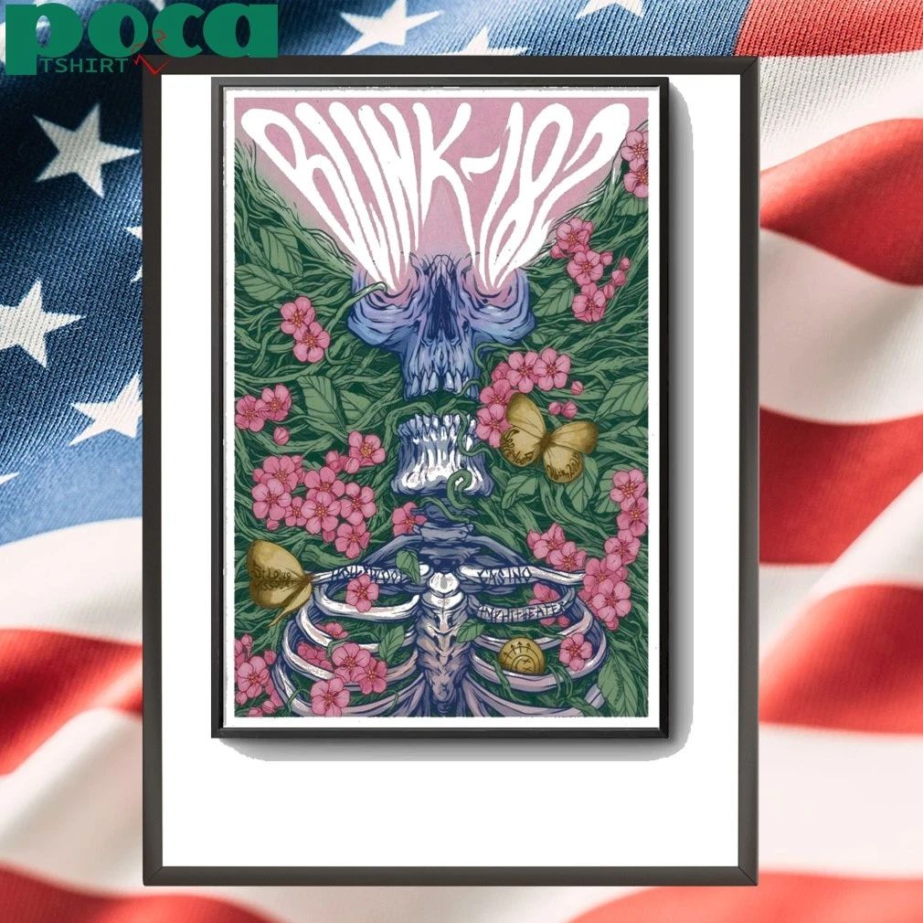 Blink 182 In St. Louis MO On Sep 26 2025 Poster shirt