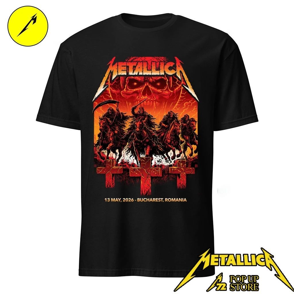 Metallica M72 Bucharest Romania Pop-Up Shop Shirt