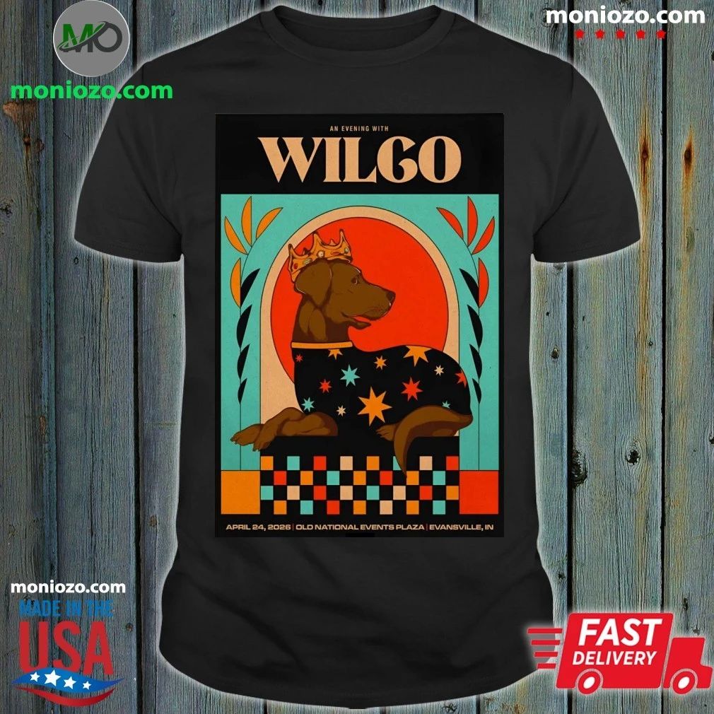 Wilco Evansville IN, April 24 2026 Poster T-Shirt