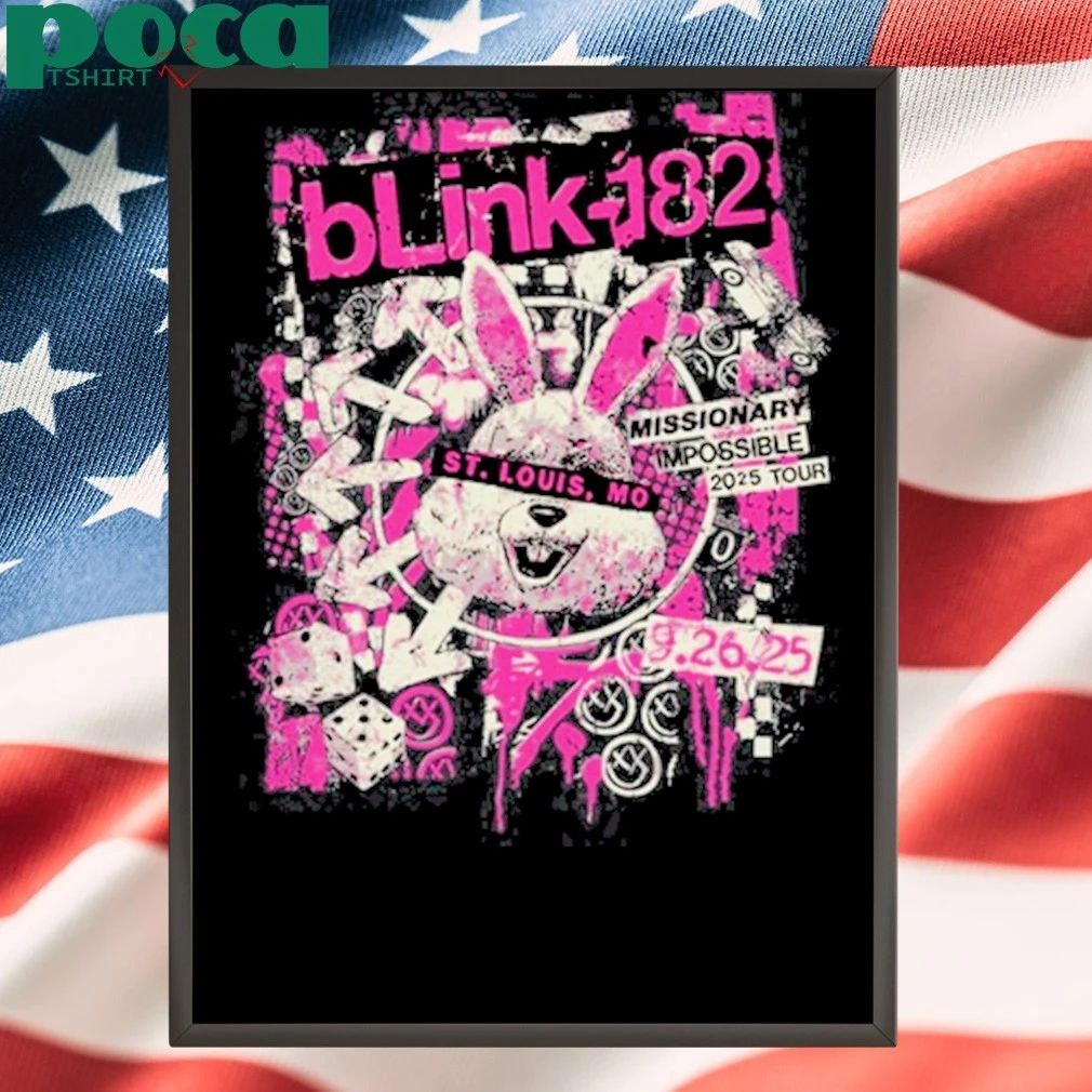 Blink 182 Sep 26 2025 St. Louis Tour shirt