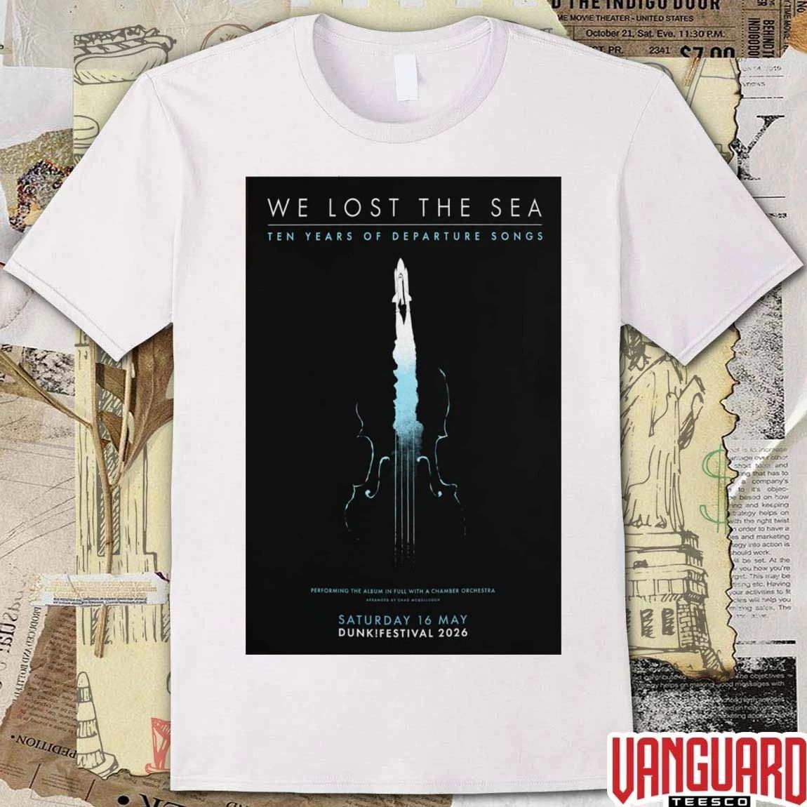 Dunk!festival Pop-Up Shop Poster 2026 We Lost The Sea Ten Years Of Departure Songs t-shirt