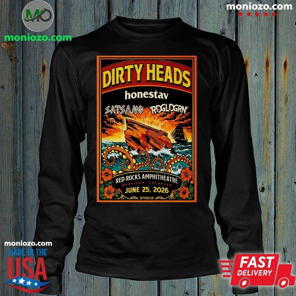 Original Dirty Heads Morrison, Red Rocks Park and Amphitheatre, June 25, 2026 Poster Shirt