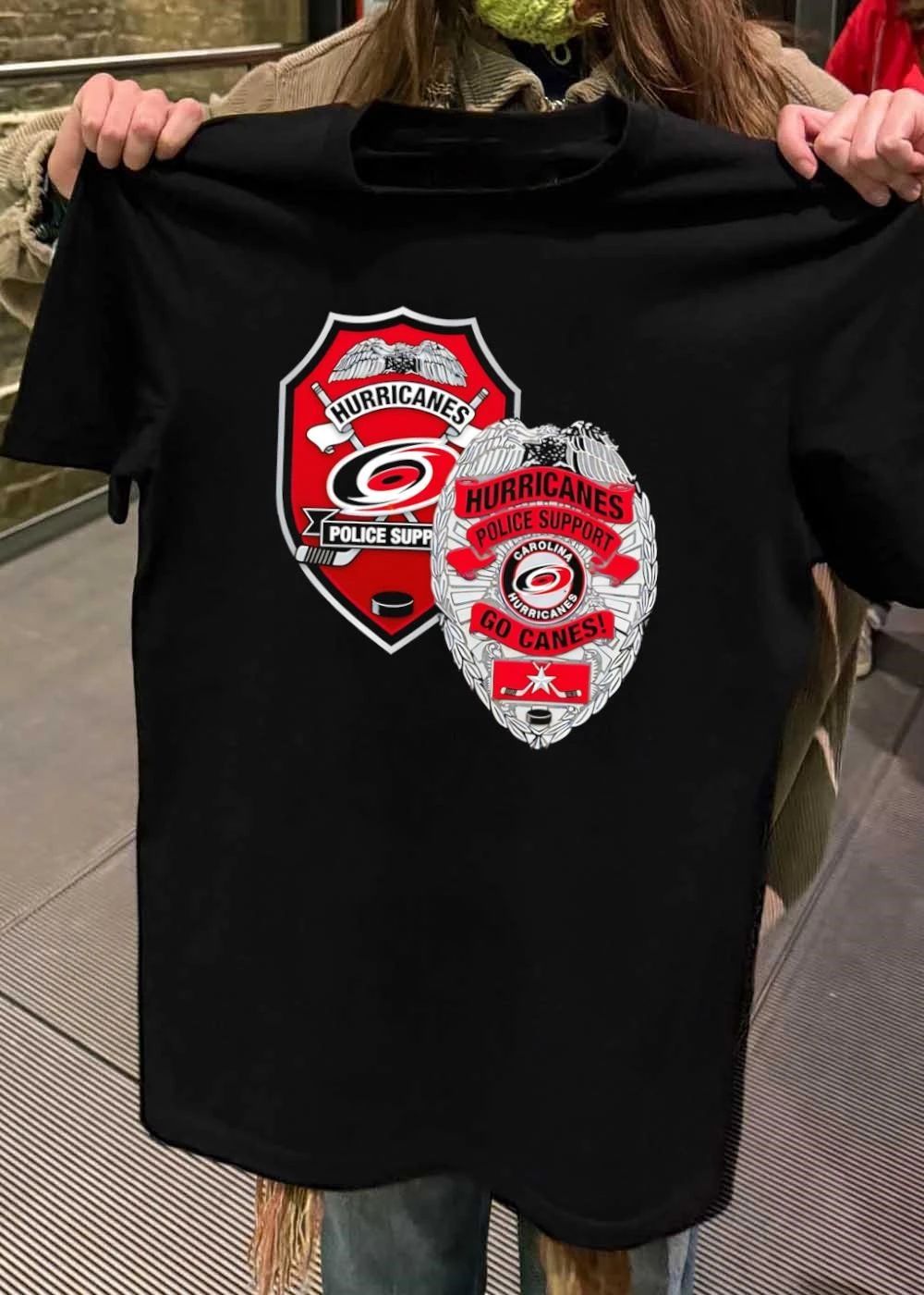 Hurricanes Police Support Carolina Go Canes T-Shirt