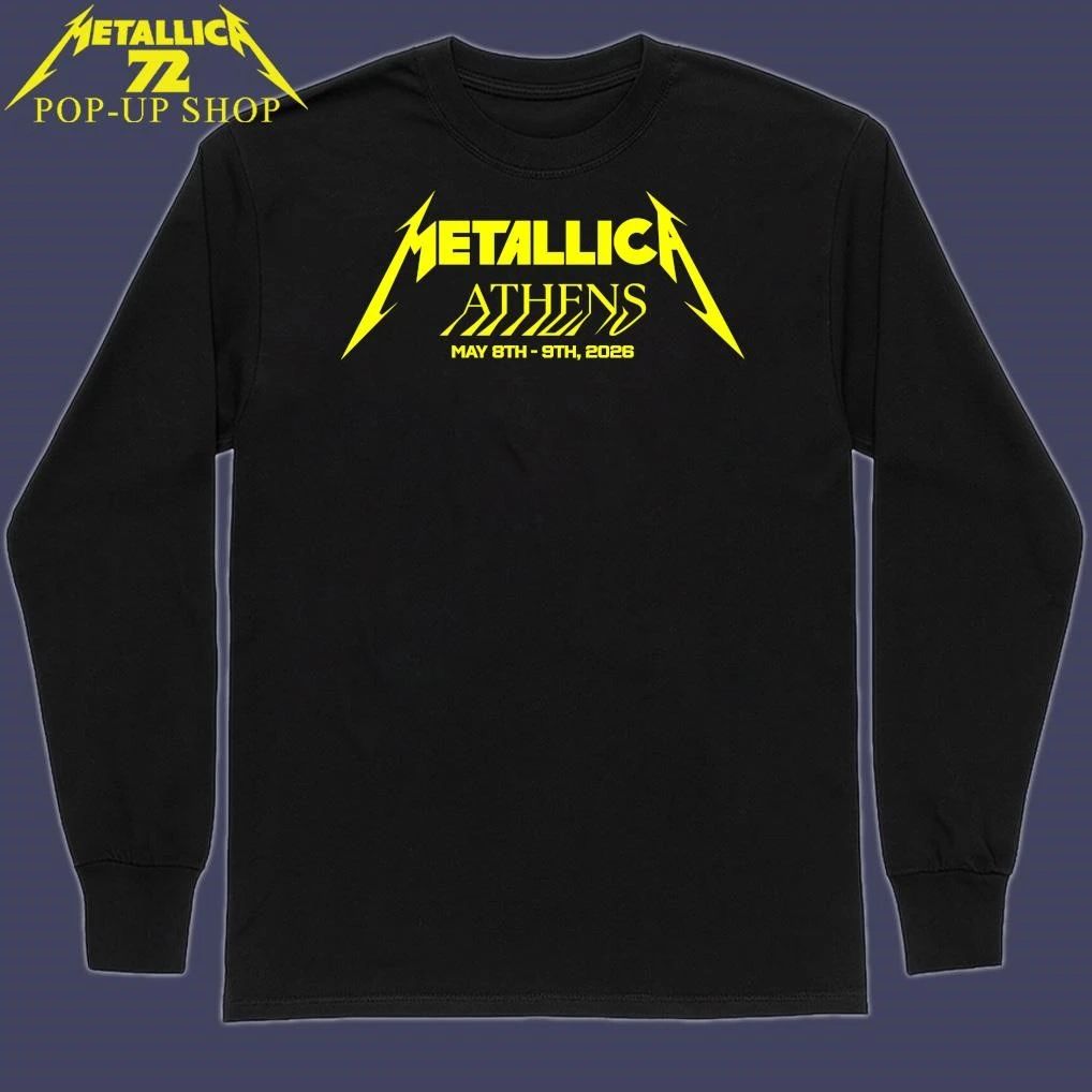 Metallica M72 Athens 2026 Greece T-Shirt