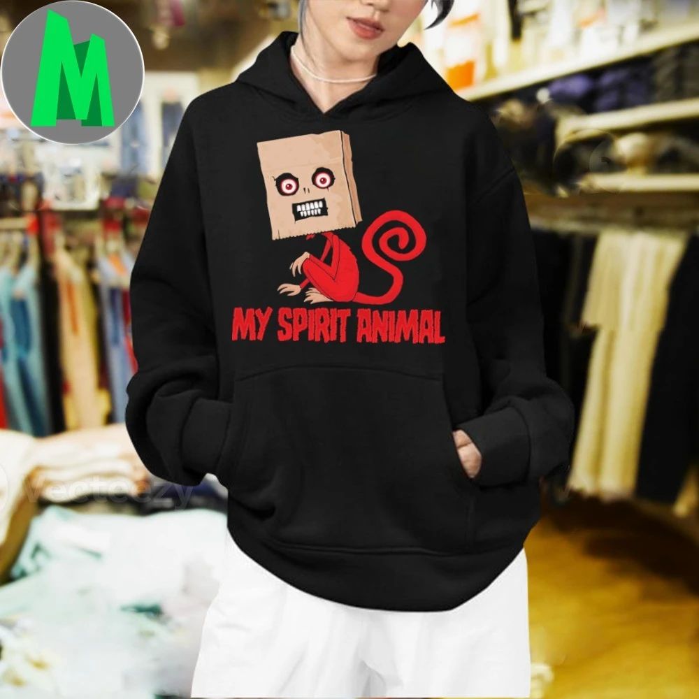 Stay Weird Sack Monkey Maniacal Monkey Spirit Animal Shirt