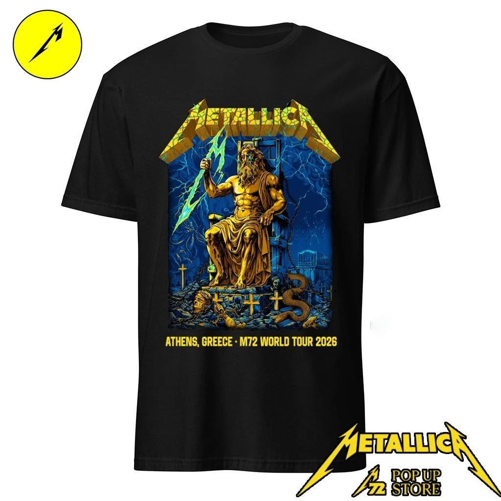 Metallica Athens Greece Olympic Stadium May 9, 2026 M72 World Tour 2026 by Revolverdart Shirt