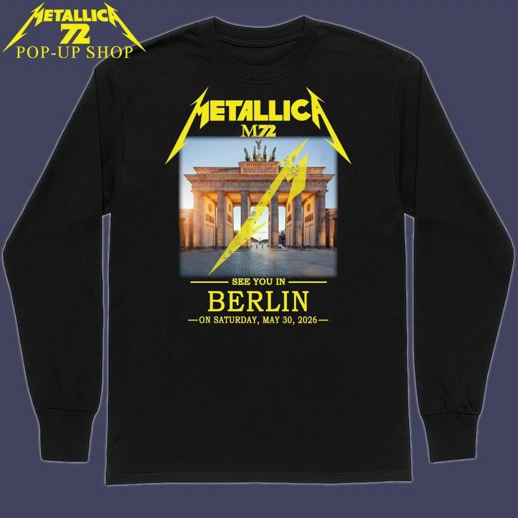 Metallica M72 See You In Berlin On Saturday May 30, 2026 T-Shirt