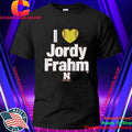 Nebraska Softball I Heart Jordy Frahm Shirt