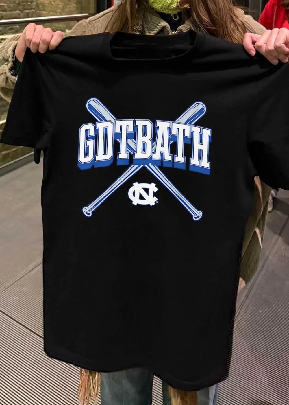 UNC Tar Heels GDTBATH Baseball T-Shirt