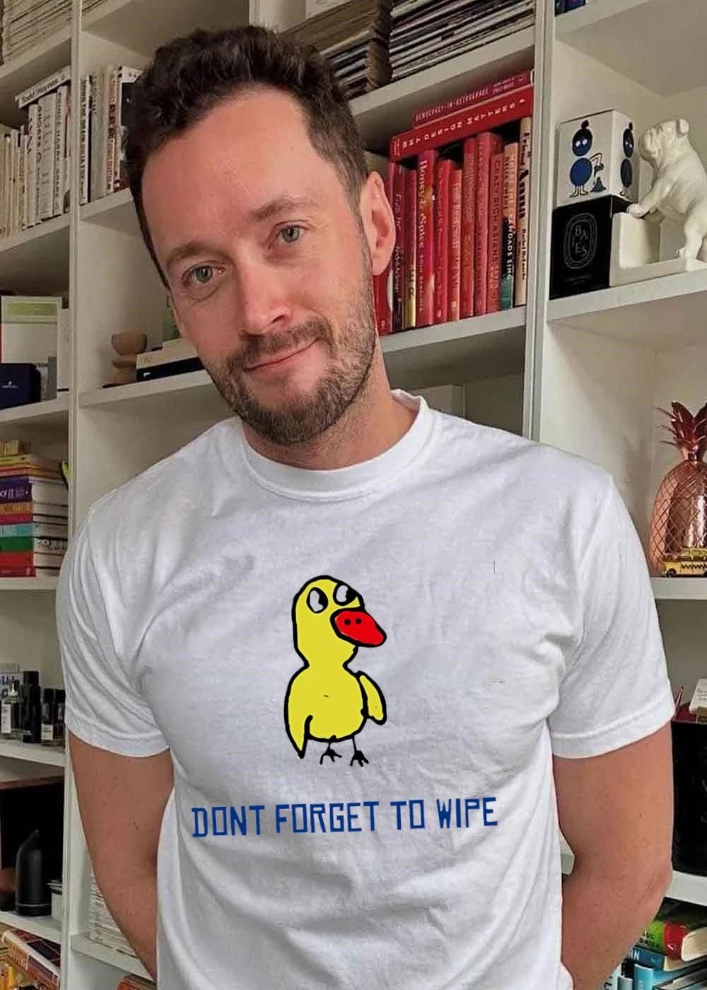 Dont Forget to Wipe Yellow Duck shirt