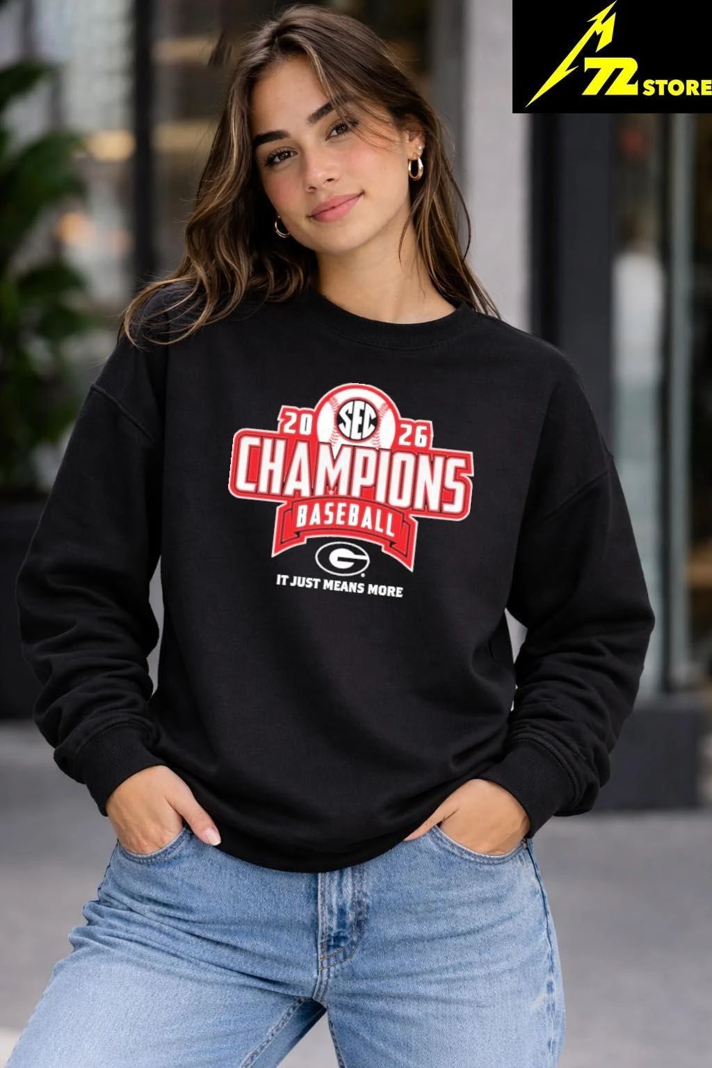 Georgia Bulldogs 2026 SEC Baseball Regular Season Champions Locker Room Shirt