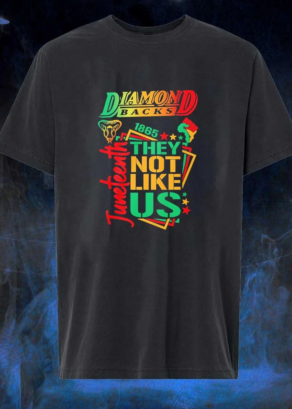 Juneteenth Diamondbacks 1865 They Not Like Us Shirt